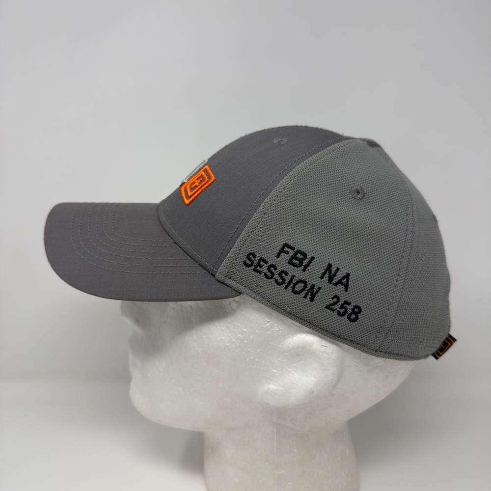5.11‎ Tactical Grey FBI NA Session 258 2014 Ripstop Mesh Adjustable Baseball Hat - Picture 2 of 11